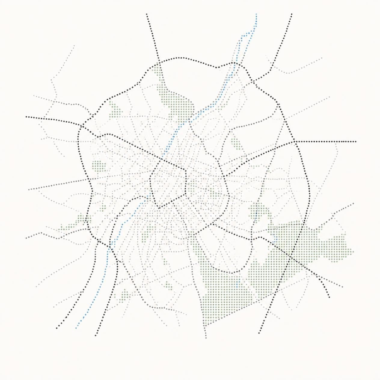 Carte des communes desservies par Ampère et Fils